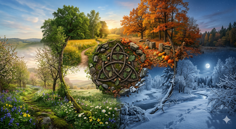 Die Magie der Jahreszeiten: Rituale für Frühling, Sommer, Herbst und Winter