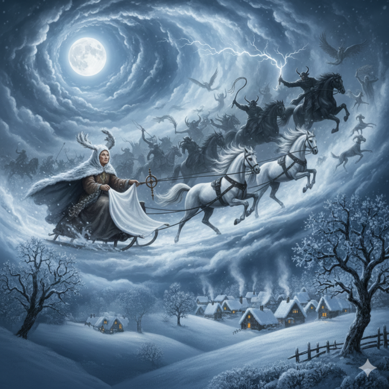 Die Wilde Jagd und Frau Holle Die faszinierenden Mythen hinter den Rauhnächten