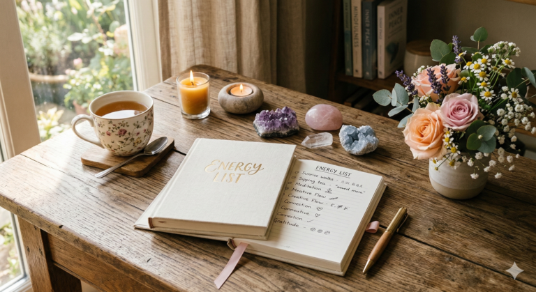 Erstelle deine persönliche Energieliste – eine einfache Methode, um dich sofort besser zu fühlen